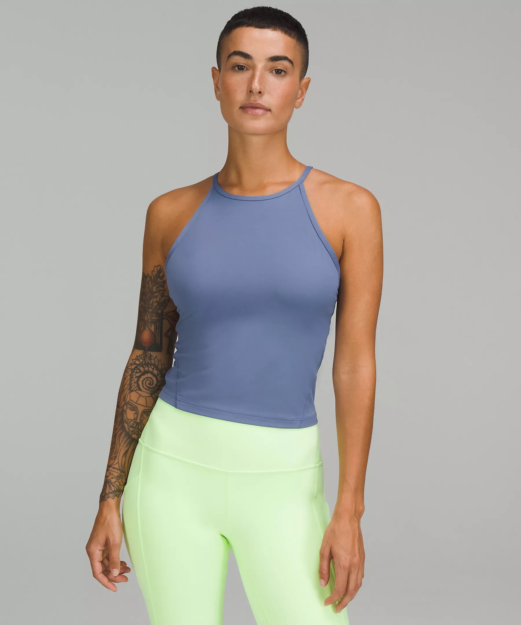 Lightweight High-Neck Yoga Tank Top | Women's Sleeveless & Tank Tops | lululemon | Lululemon (US)