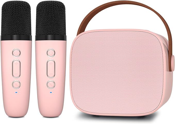 IROO Mini Karaoke Machine for Kids,Portable Bluetooth Speaker with 2 Wireless Microphones for Kid... | Amazon (US)