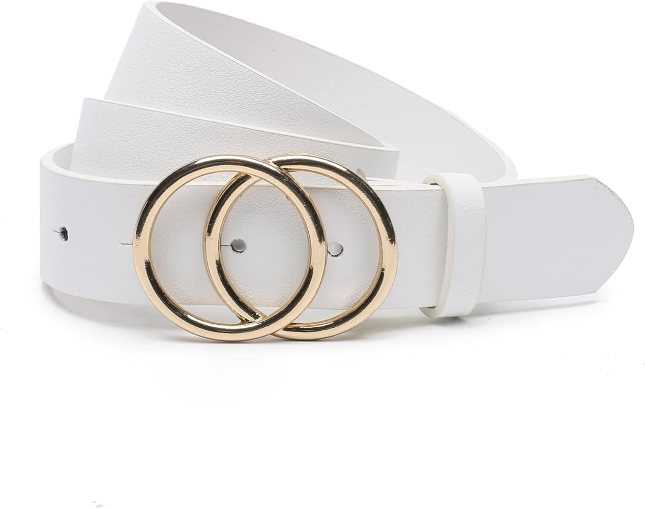 Earnda Women's Leather Belt Fashion Soft Faux Leather Waist Belts For Jeans Dress | Amazon (US)