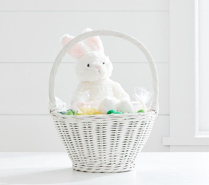 White Sabrina Easter Baskets | Pottery Barn Kids