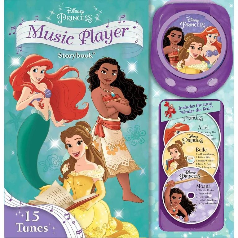 Music Player Storybook: Disney Princess Music Player Storybook (Hardcover) | Walmart (US)