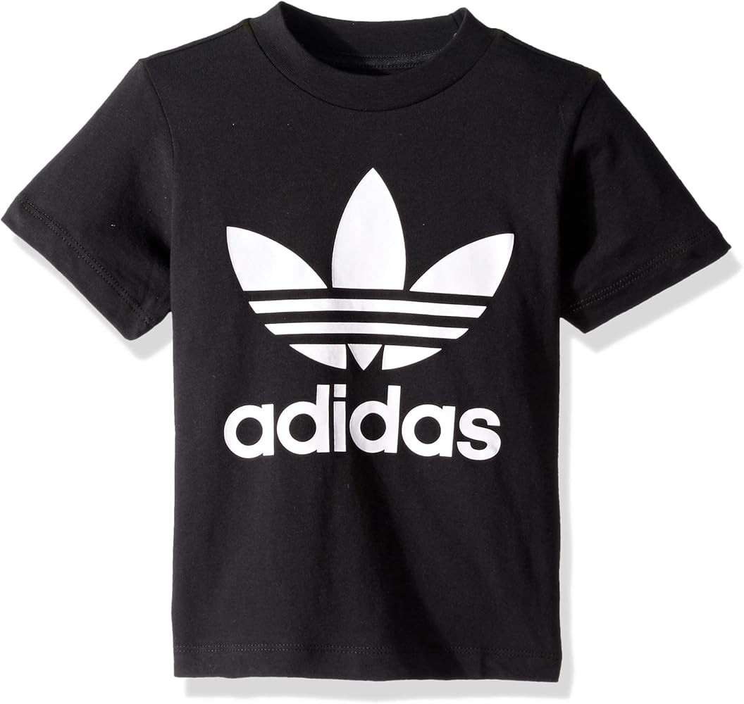 Amazon.com: adidas Originals Baby Trefoil Tee, Black/White, 3T: Clothing, Shoes & Jewelry | Amazon (US)