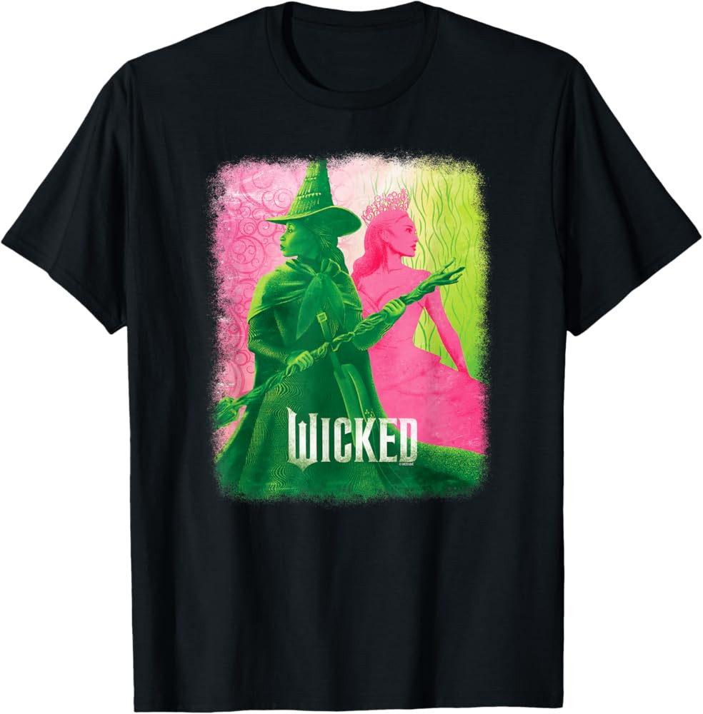 Wicked Elphaba & Glinda Tonal T-Shirt | Amazon (US)