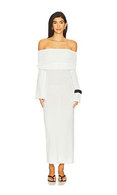 LIONESS x REVOLVE Mirage Maxi Dress in Porcelain from Revolve.com | Revolve Clothing (Global)