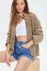Quilted Zip-Up Jacket | Forever 21 | Forever 21 (US)