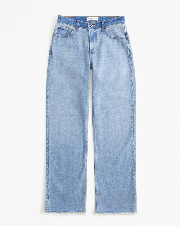 Women's Low Rise Baggy Jean | Women's Bottoms | Abercrombie.com | Abercrombie & Fitch (US)