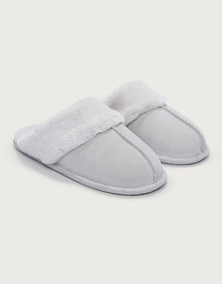 Suede Mule Slippers | Slippers, Socks & Sleep Accessories | The  White Company | The White Company (UK)