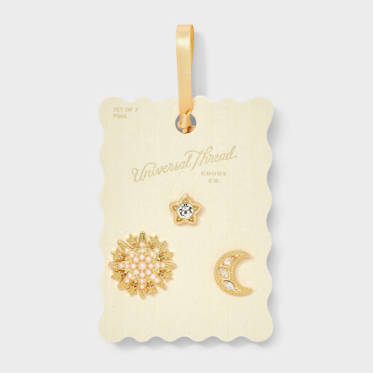 Celestial Pin 3pc Set - Universal Thread™ Gold | Target