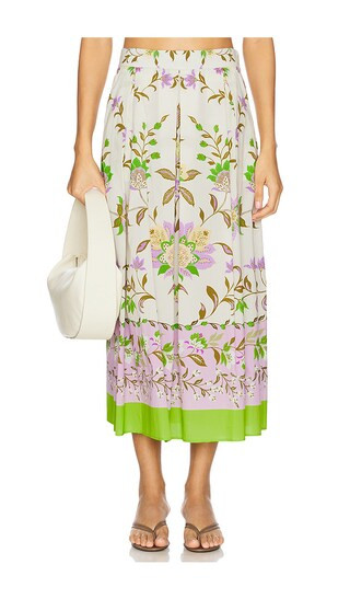 Aggie Skirt in Secret Garden | Revolve Clothing (Global)