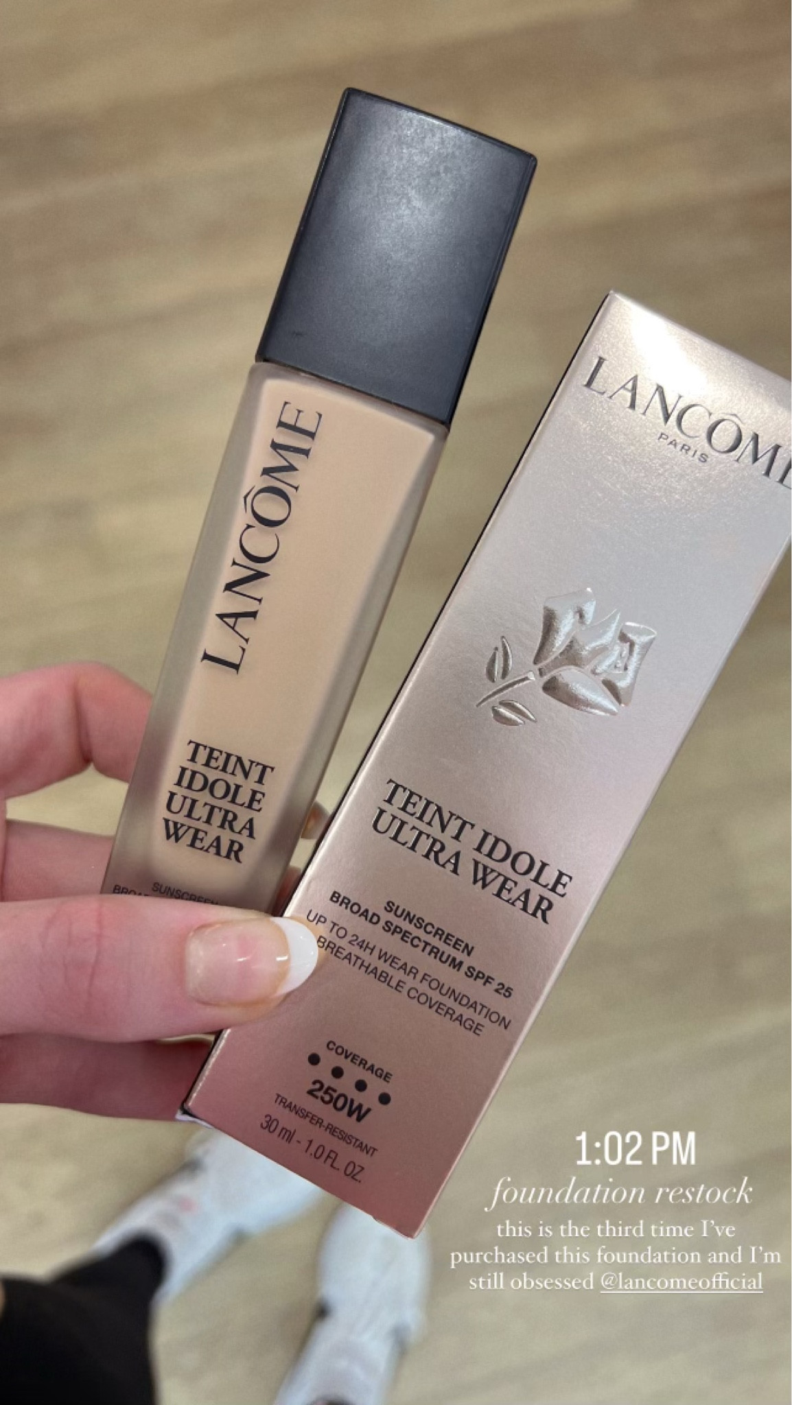 Foundation restock - I wear share 250W! Love the way this looks and wears, it’s so pretty!

Beauty favorites, lancome, grwm, foundation 

#LTKfindsunder100 #LTKbeauty
