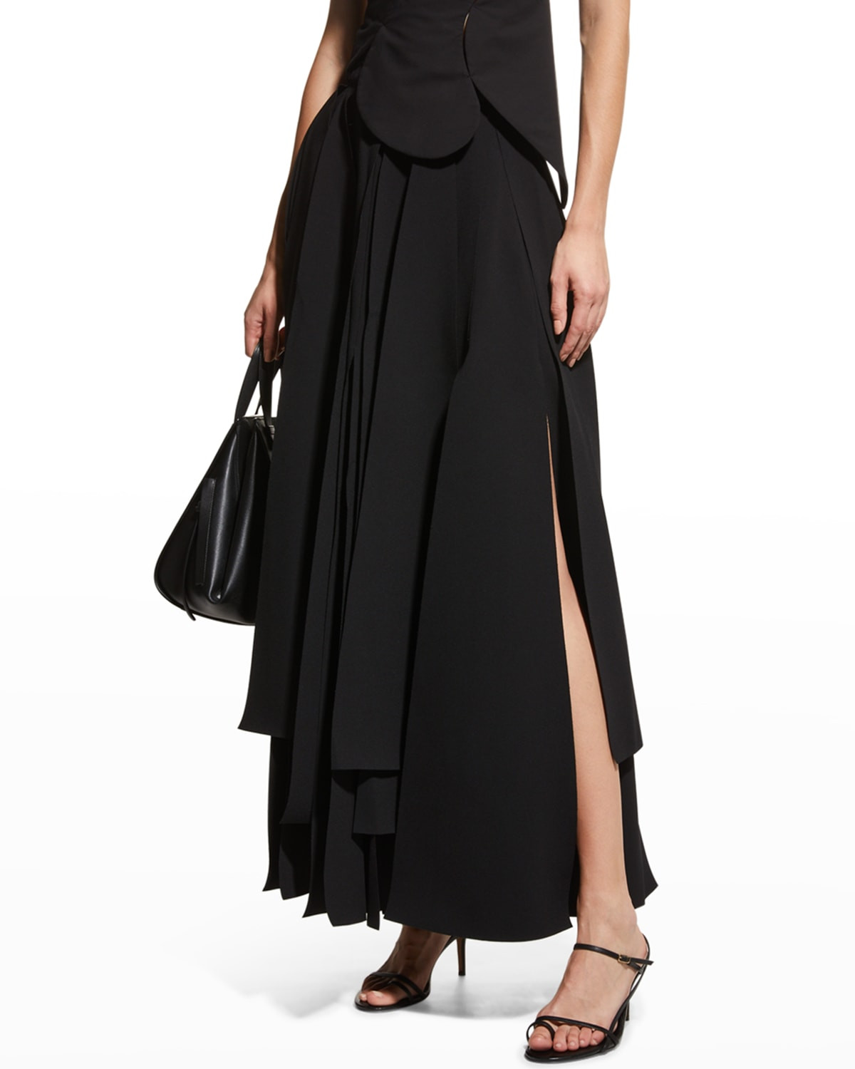 Layered Multi-Paneled Maxi Skirt | Neiman Marcus