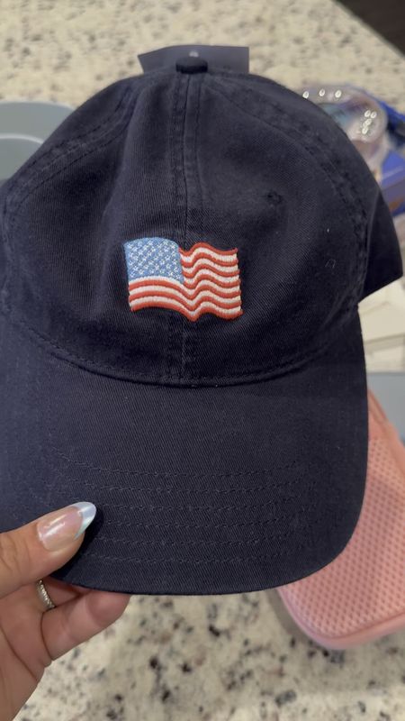American flag hat perfect for summer, 4th of July and celebrating all the patriotic events 

#LTKStyleTip #LTKSeasonal