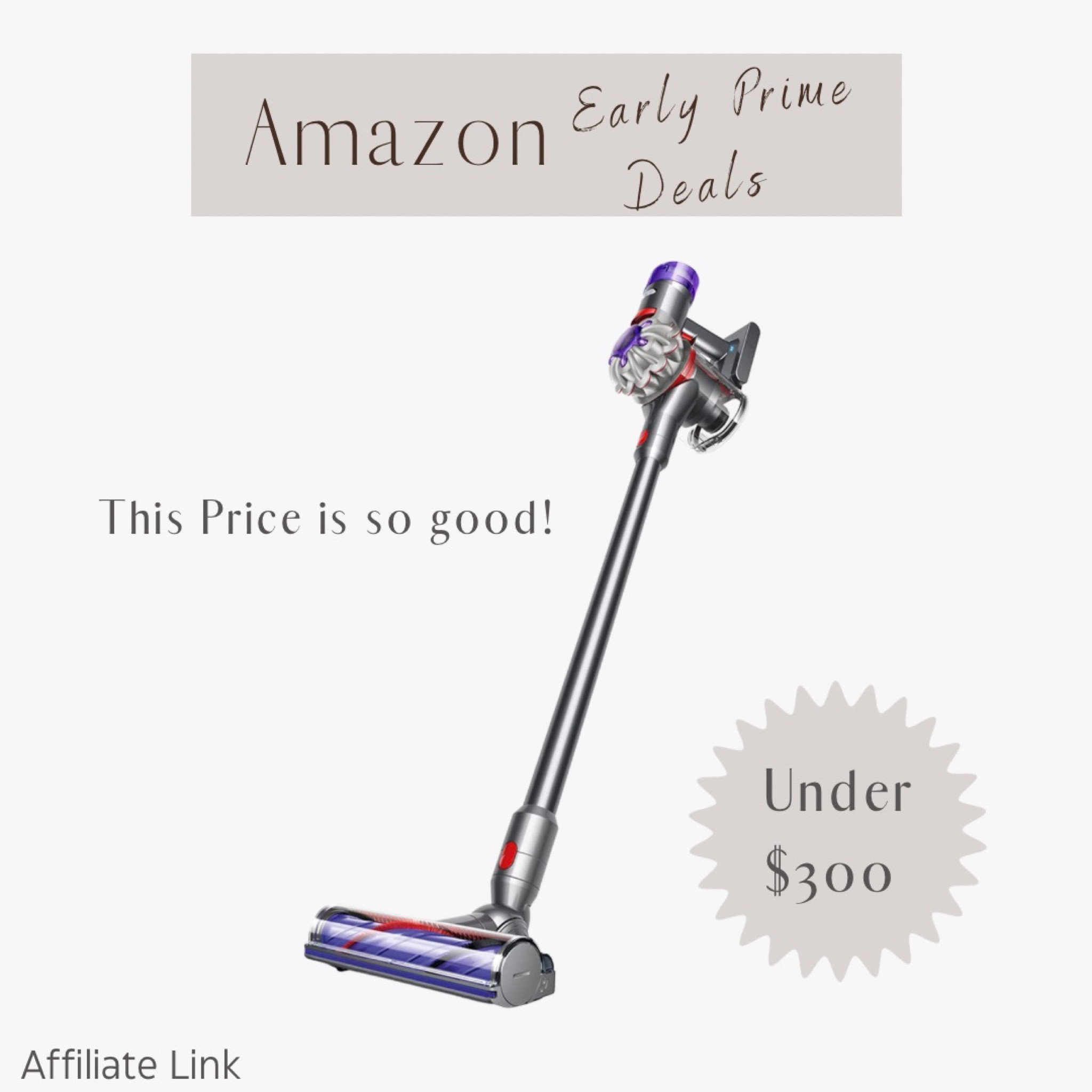 Amazon Prime Day Deals! 

Dyson, vacuum, Household items, Cleaning products, Amazon home. 

#LTKxPrimeDay #LTKFind