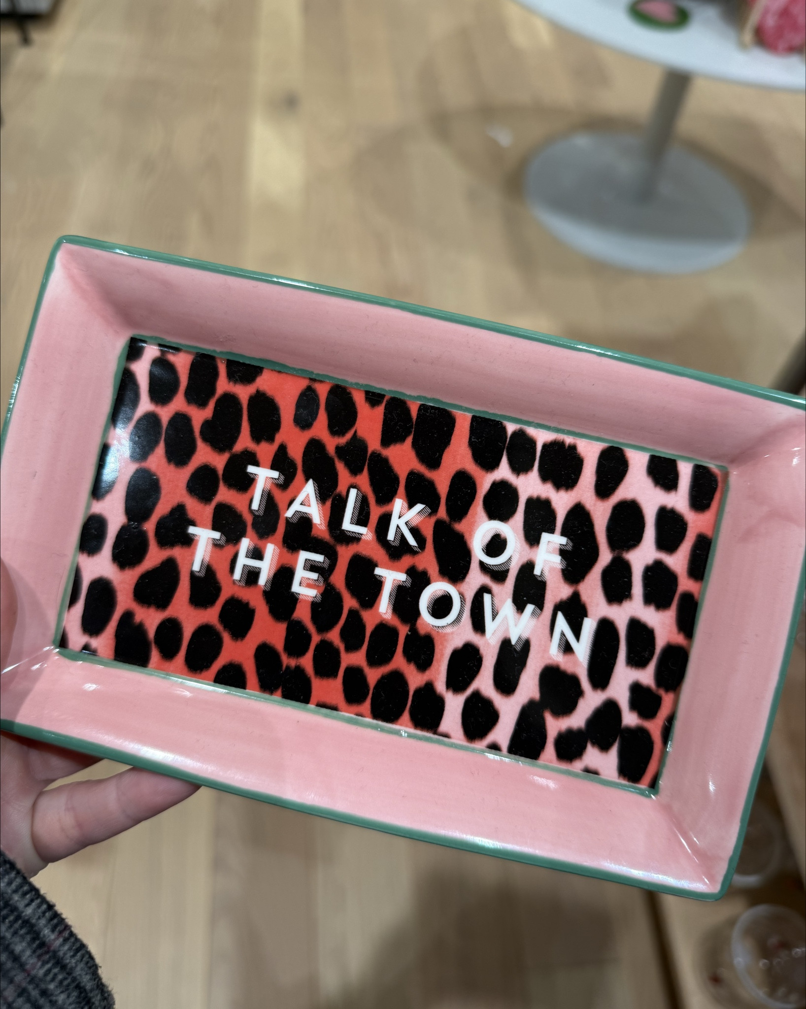 Cutest little trinket tray! Great gift for her, teens, ir yourself 😍

#anthropologie #trinket #leopard #pink #jewlery #tray 

#LTKSaleAlert #LTKGiftGuide #LTKFindsUnder50