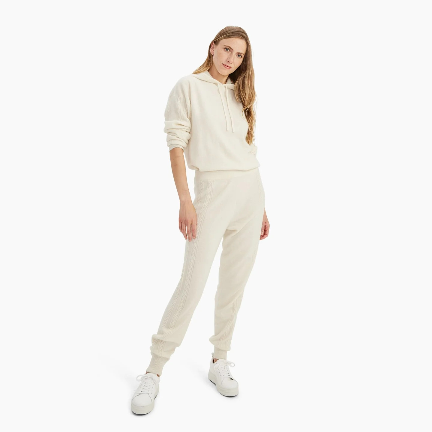 Cashmere Cable Jogger | NAADAM