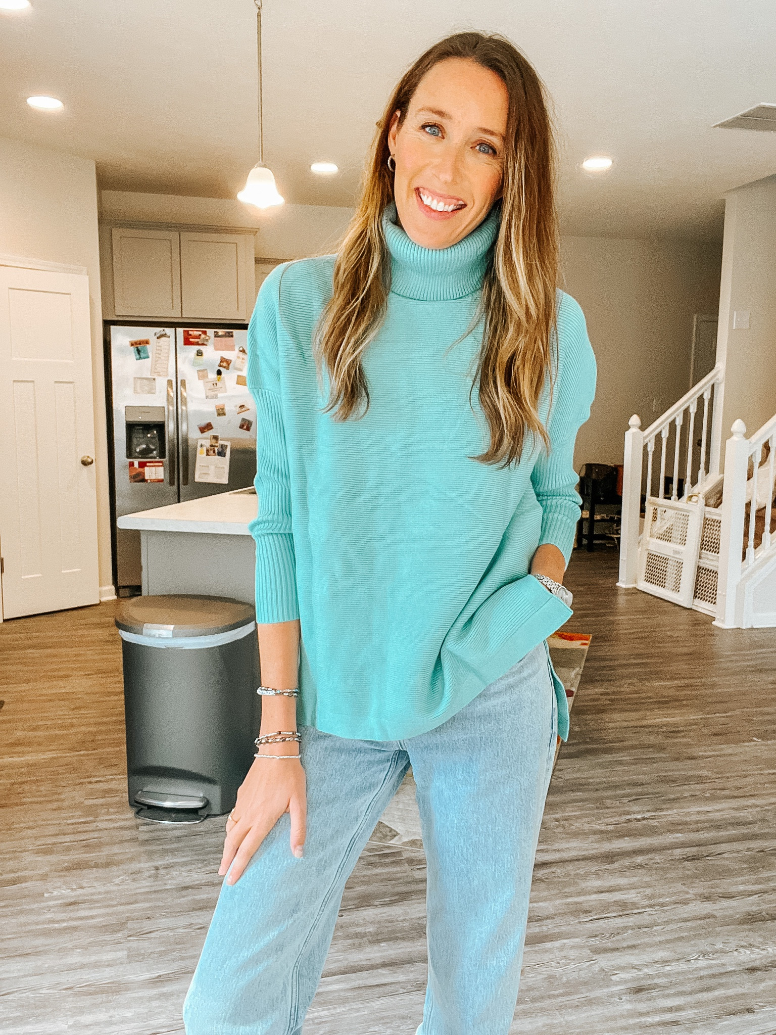 Modest style. Turtleneck sweaters. Tall fashion. Oversized sweaters. Perfect with leggings !

Wearing all size S. 
My Size deets:
6’1” 36” inseam
Pants: Size 28 or 4/6
Tops: size S or M
Shoes: 9.5

#LTKSeasonal #LTKstyletip #LTKunder50