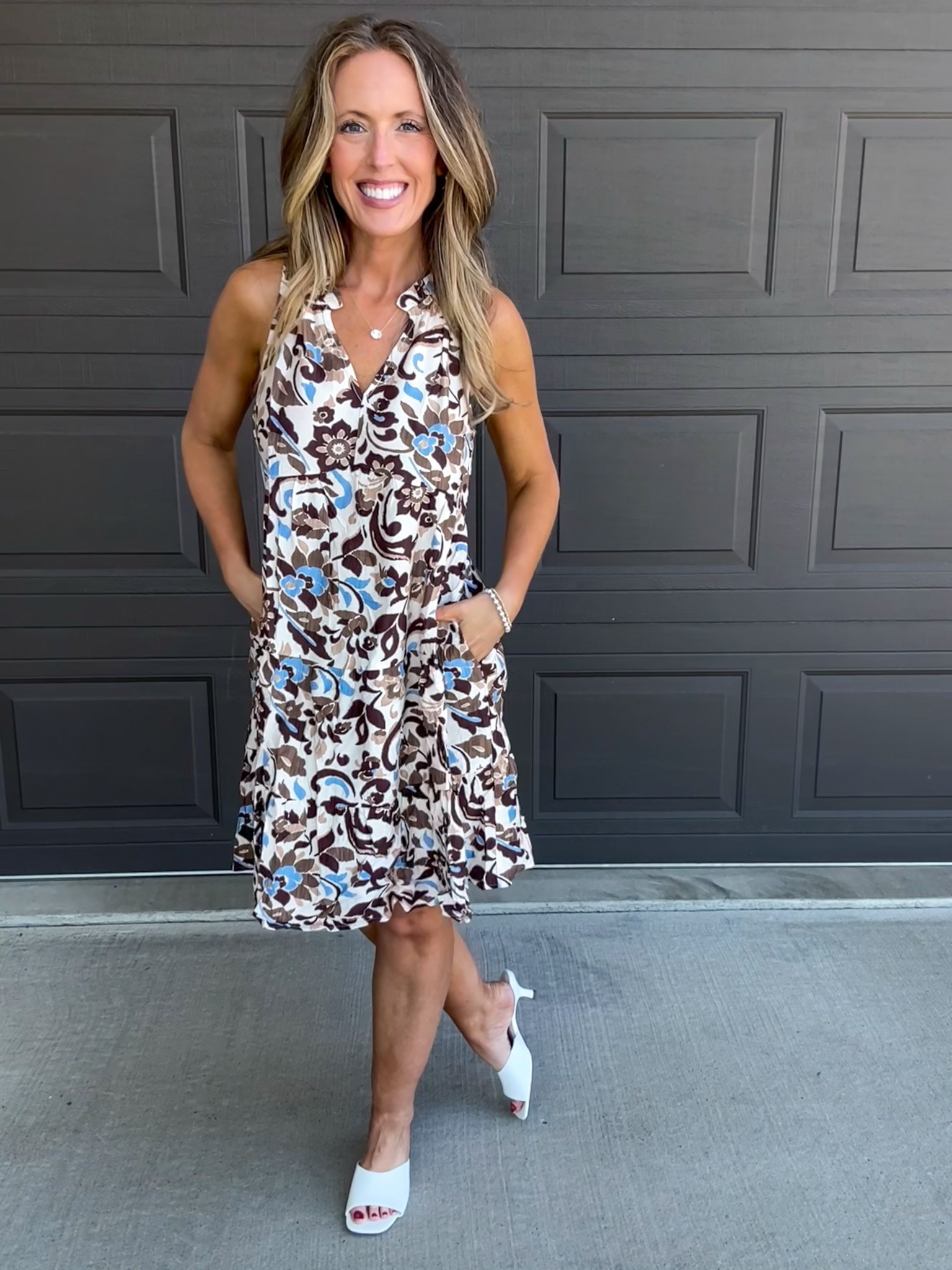 This brown floral print boho babydoll style dress is so good! 🤎 I love the adorable fit…and it does have pockets! Wearing a small.

As an Amazon Influencer I earn commission on qualifying purchases.

Brown floral print spring dress, white sandals, mom style, spring fashion 2026, summer dresses, spring casual dress

#LTKootd #LTKmomlife #LTKgrwm