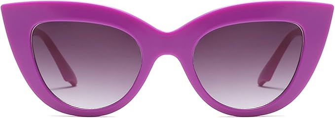Freckles Mark Vintage Retro Cateye Sunglasses for Women Bold Colorful Cat Eye UV400 Protection | Amazon (US)
