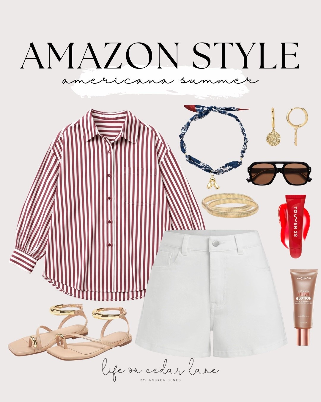 Summer vibes with these Amazon finds! Perfect for a casual day out. #summerstyle #amazonstyle

#LTKOver40 #LTKSaleAlert #LTKmomlife