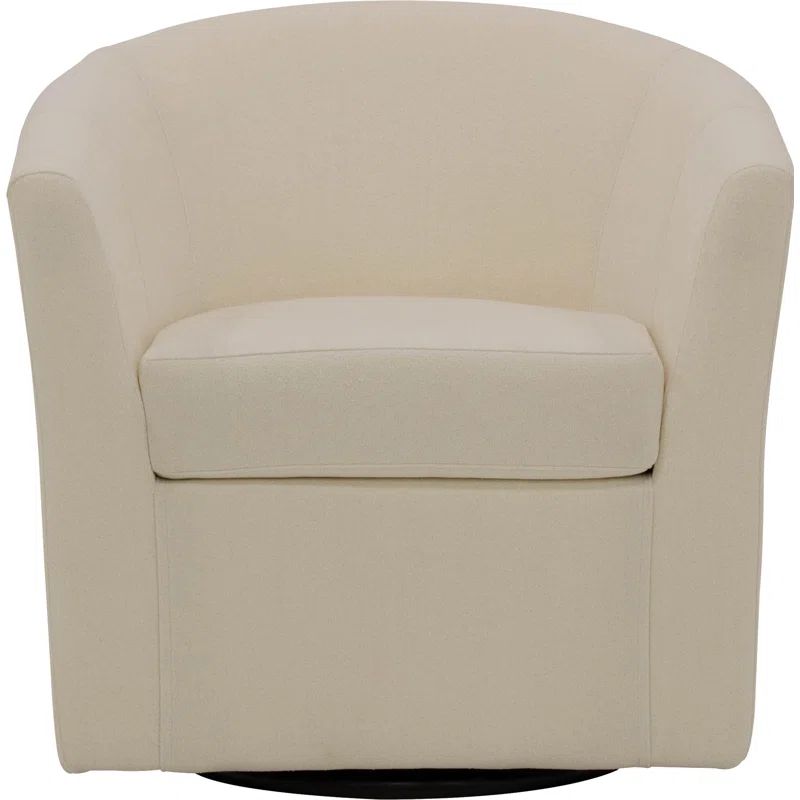 Hansell Upholstered Swivel Barrel Chair | Wayfair North America