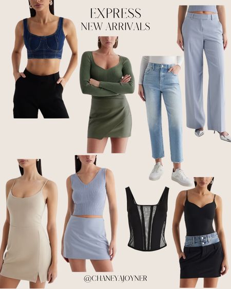 Express new Spring arrivals. Everything currently on sale for 40% off. 

Mesh, denim, corset, crop tops, athleisure.

#LTKfindsunder100 #LTKsalealert #LTKSpringSale