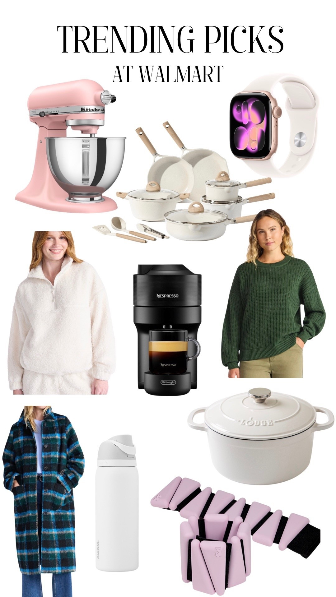 Trending items at Walmart! These would make great last minute gifts! 💗