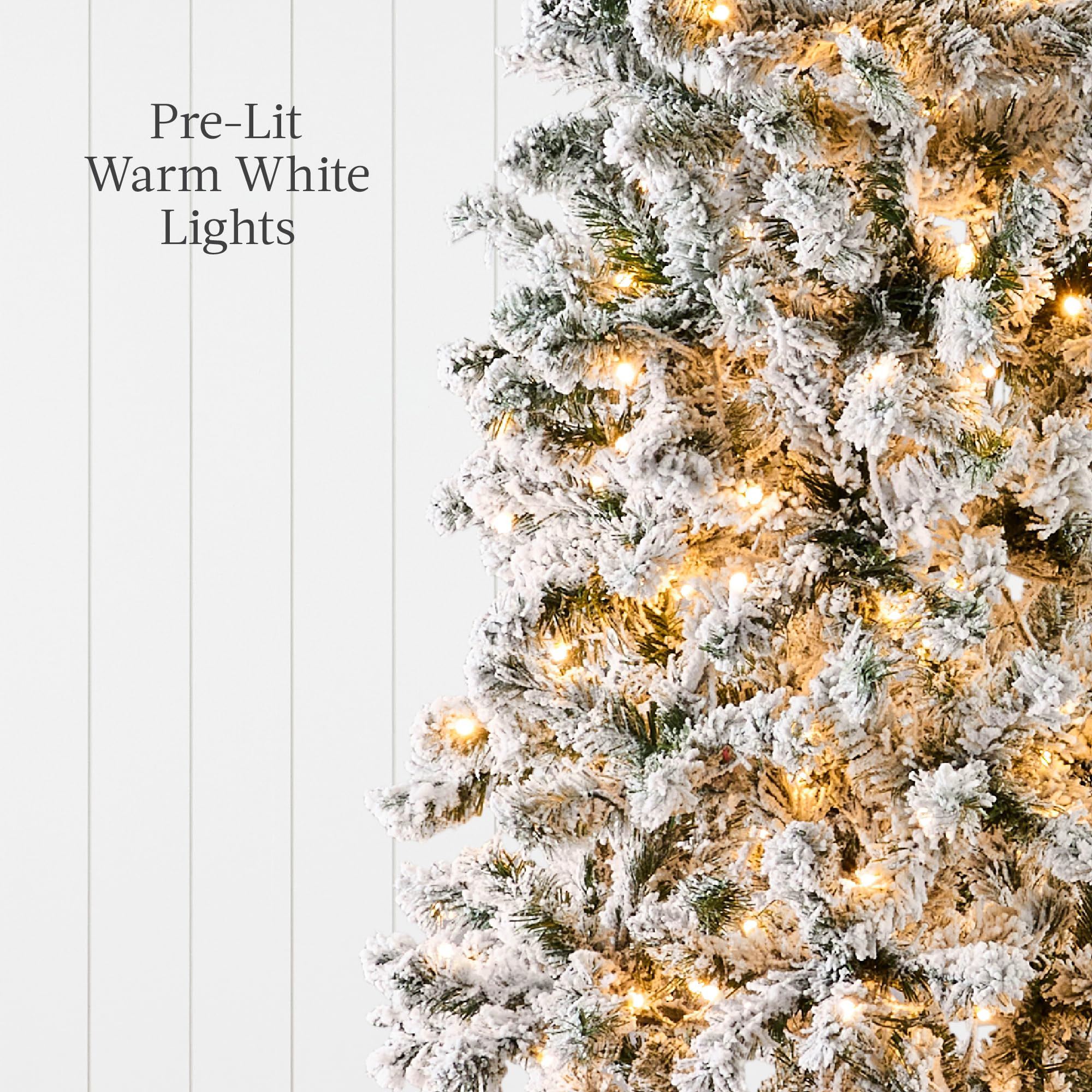 Best Choice Products Flocked Pencil Christmas Tree, Pre-Lit Slim Artificial Holiday Decoration, 7... | Amazon (US)