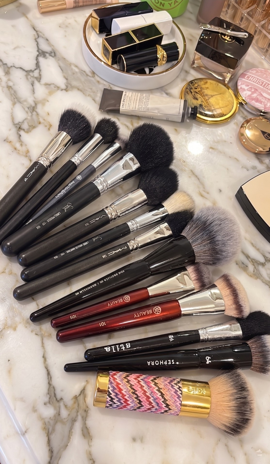 A good makeup look doesn’t start with foundation—it starts with the right tools. My face brush arsenal is my must-have for a flawless, seamless application every time.  
Shop my Sephora sale edit! 

#LTKdayinmylife #LTKSaleAlert #LTKOver40