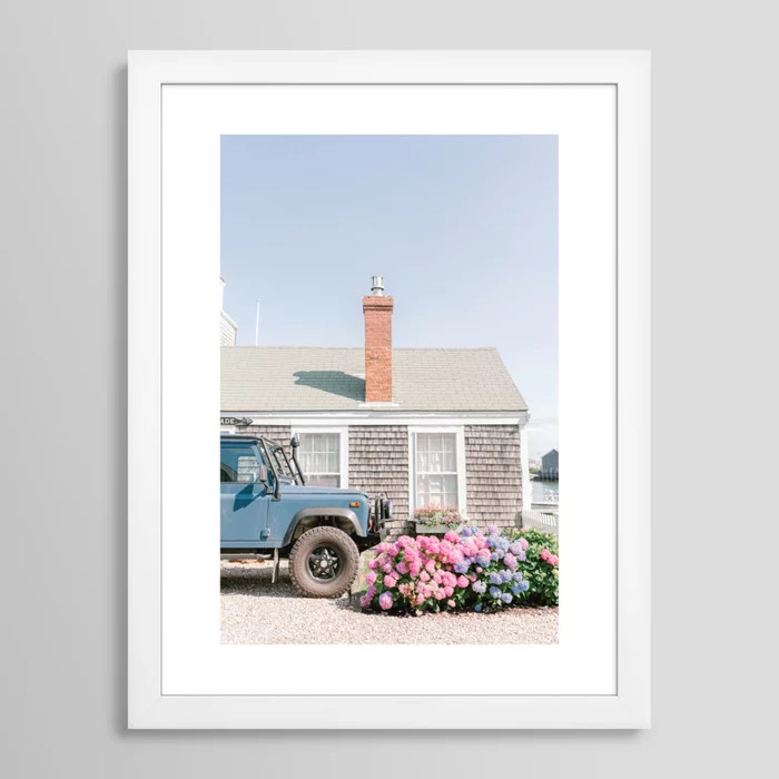 Nantucket Summer Art Print | Society6