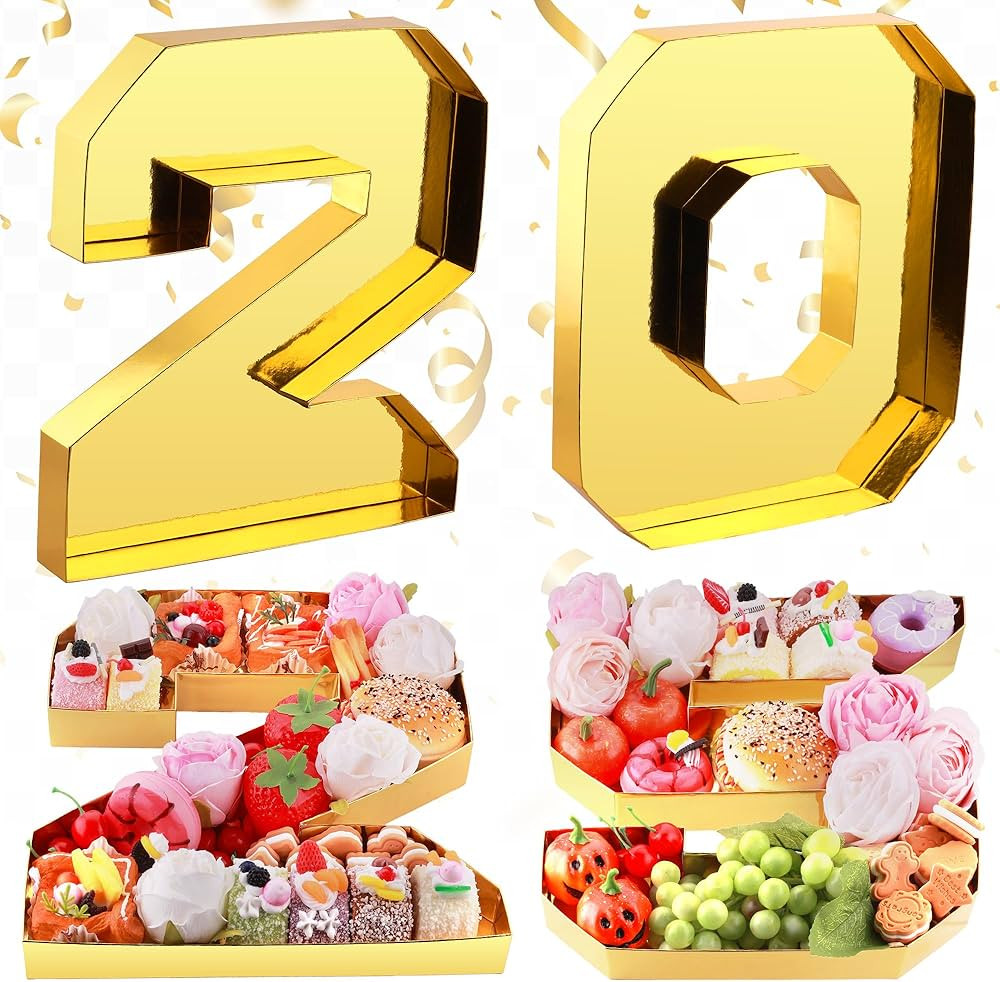 New Years Eve Party Supplies 2025-2025 Number Charcuterie Board Box - 13.7" Fillable Cardboard Nu... | Amazon (US)