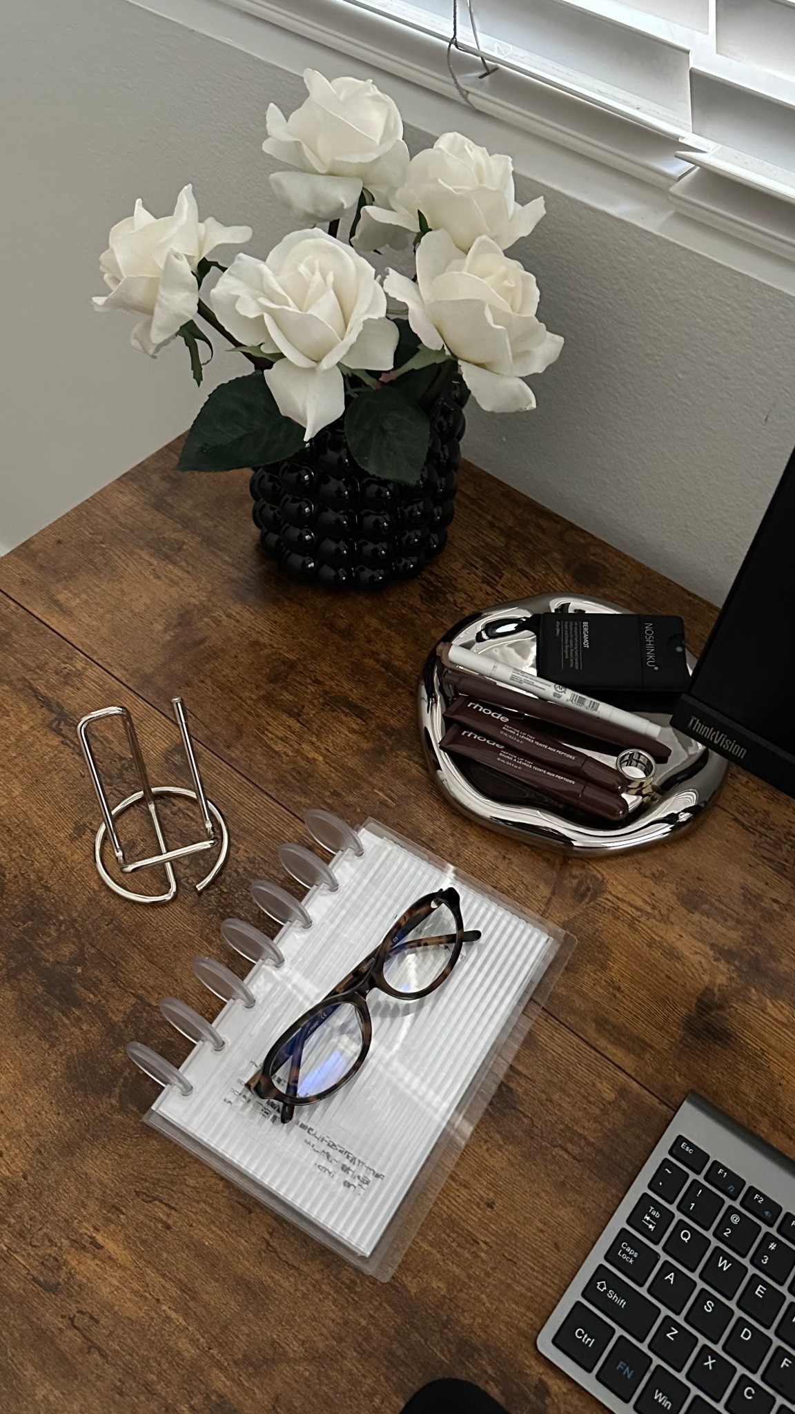 loving my desk setup 🖤

#LTKHome #LTKWorkwear