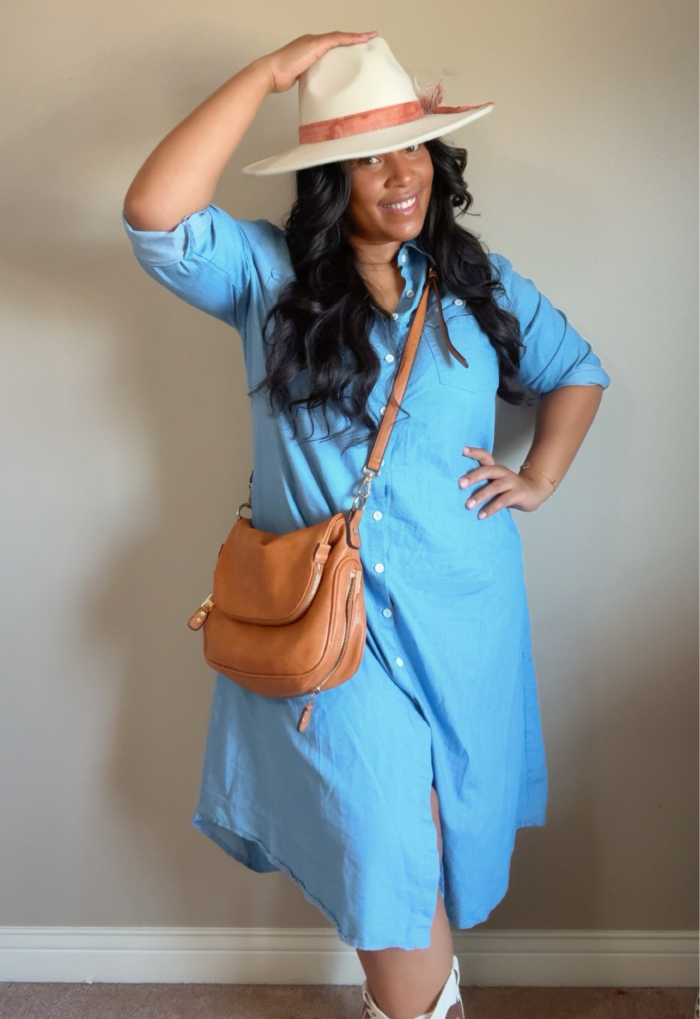 Denim Shirt Dress

#LTKBeauty #LTKStyleTip #LTKPlusSize