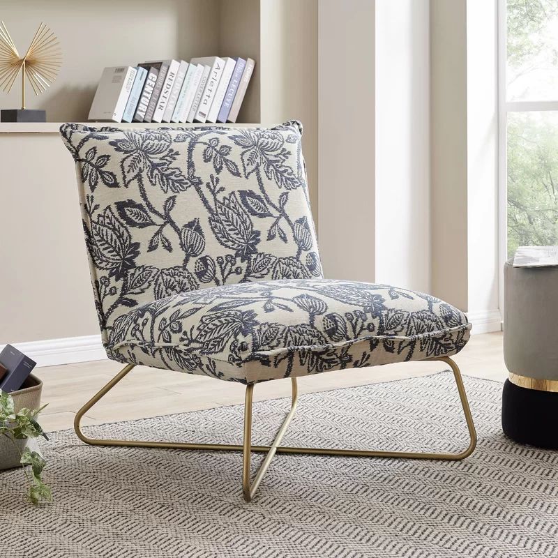 Skyla 27.5" W Cotton Slipper Chair | Wayfair Professional
