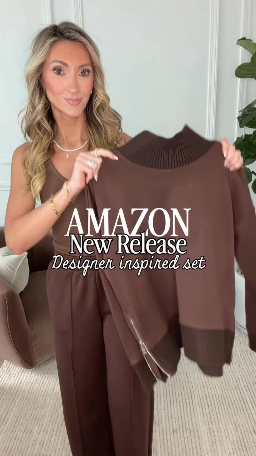 ✨ designer inspired and oh so goo! Comfortable, elevated, and comes in more colors!

Travel style, travel outfit, comfy set, sports mom, elevated casual, elevated style, mom style, fashion over 40, put together, classy #traveloutfit

#LTKootd #LTKSeasonal #LTKSaleAlert