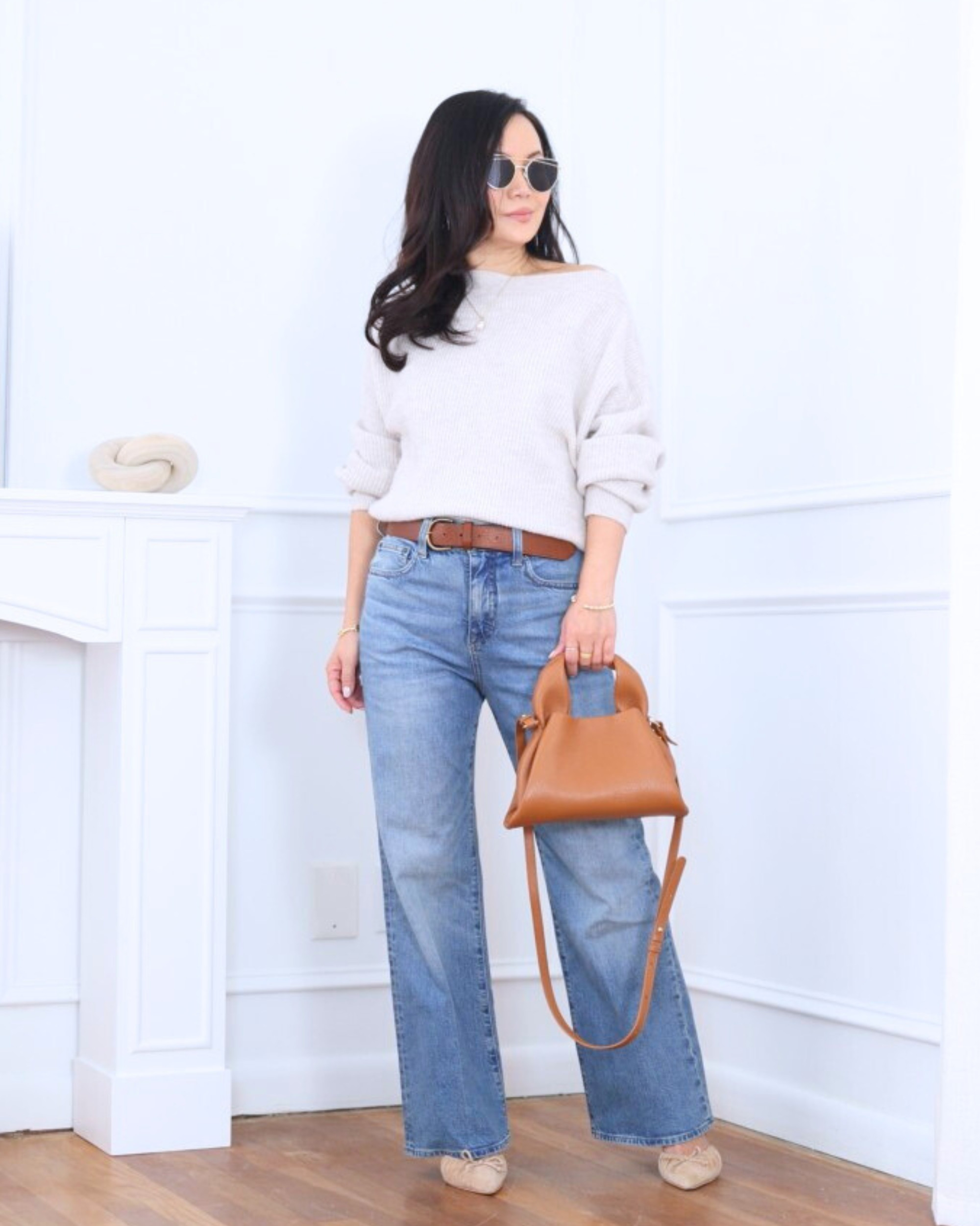 Relaxed and effortless — an oversized boatneck sweater from H&M paired with classic J.Crew jeans. Cozy, easy, and the kind of everyday outfit that always feels just right. I’m 5’2, wearing size XS.

#LTKOver40 #LTKPetite #LTKootd