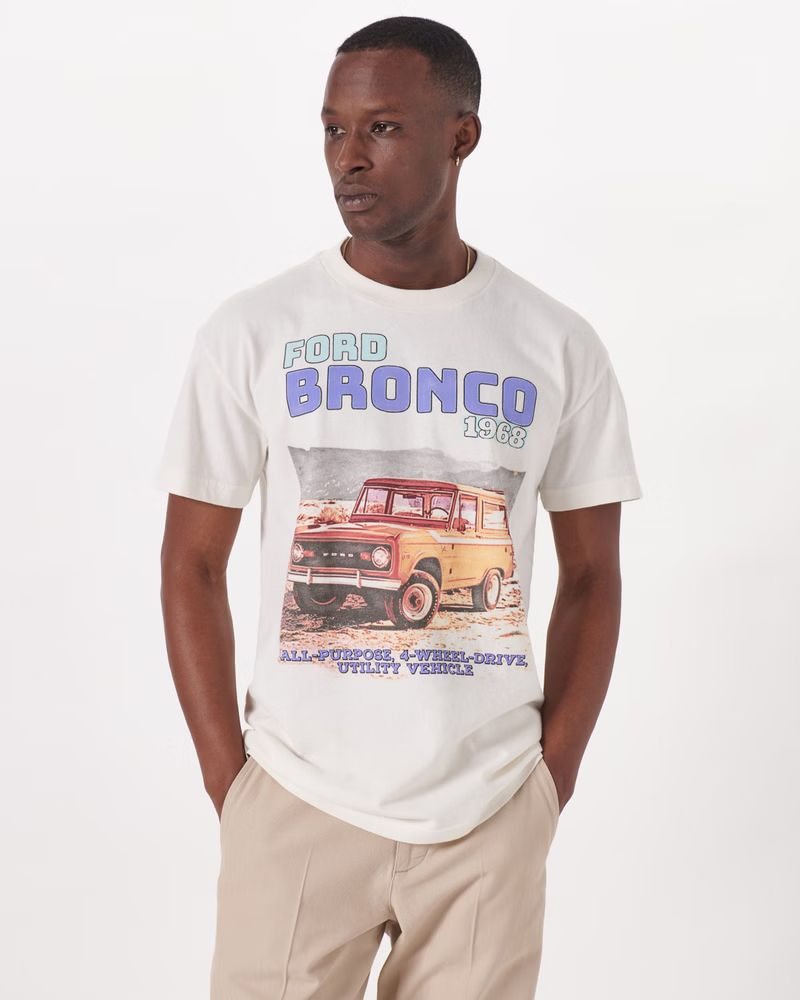 Men's Ford Bronco Graphic Tee | Men's Tops | Abercrombie.com | Abercrombie & Fitch (US)