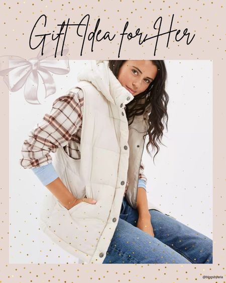 ✨Womens puffer vest. ✨Cropped puffer vest. Long puffer vest. Hooded puffer vest. Gift guide for her. Gift idea for her. #LTKunder50 #casualwinteroutfit #LTKunder100 #LTKstyletip #LTKsalealert #giftsforteens #giftguide #giftsforher 

#LTKSeasonal #LTKstyletip #LTKGiftGuide