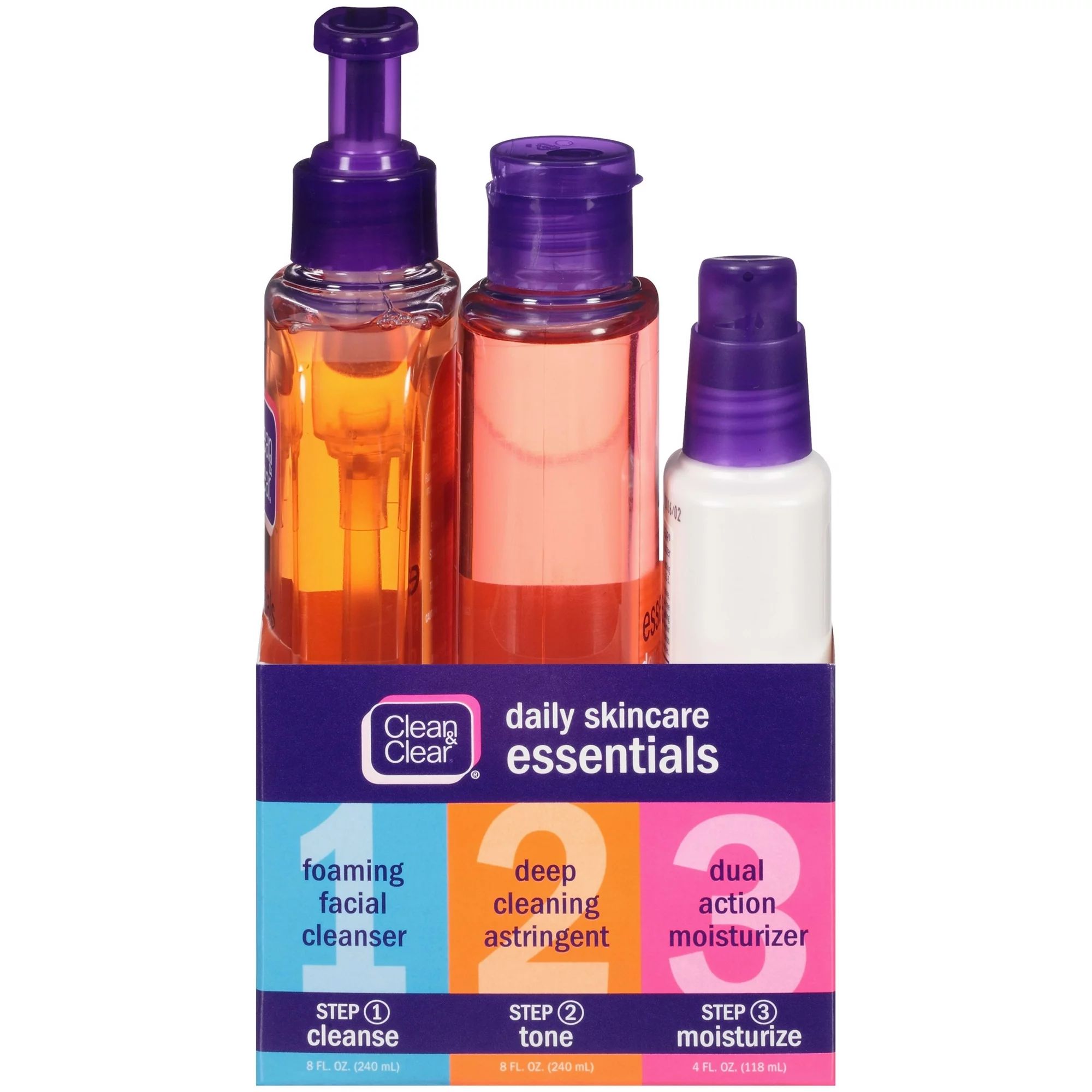 Clean & Clear Daily Acne Skincare Set, 3 items | Walmart (US)
