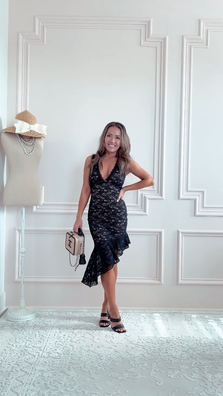 Little lace dress with asymmetrical hem - petite friendly and under $50! Perfect for date night or vacation! 

Wearing size XS

#LTKParties #LTKFindsUnder50 #LTKSaleAlert