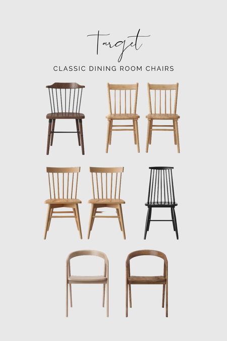 Classic dining chairs from Target!
Windsor finding chair
Black dining chairs
Wood chair

#LTKstyletip #LTKunder100 #LTKhome