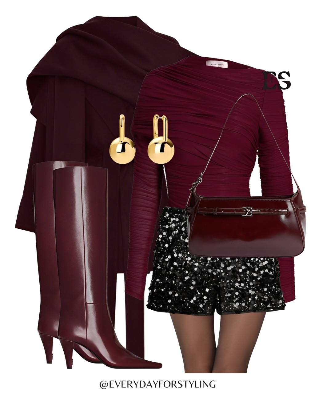 Glam burgundy with sequins — for nights that need a little sparkle 🥀

[ burgundy outfit, winter outfit ideas, classy outfit inspo, elegant winter style, chic winter looks, holiday outfit ideas, winter color combinations, burgundy fashion, winter street style, capsule wardrobe winter, cold weather outfits, cozy knit outfits, elevated basics style, winter outfit planning, fashion for Pinterest, Instagram outfit inspo, everydayforstyling ] 

#EverydayForStyling, #burgundyoutfit, #winterstyleinspo, #classyoutfitsforwomen, #winterwardrobe, #coldweatherfashion, #elegantfashionstyle, #outfitinspirationdaily, #pinterestinspo #wintertrends2025, #everydayoutfitideas 



#LTKParties #LTKStyleTip #LTKHoliday