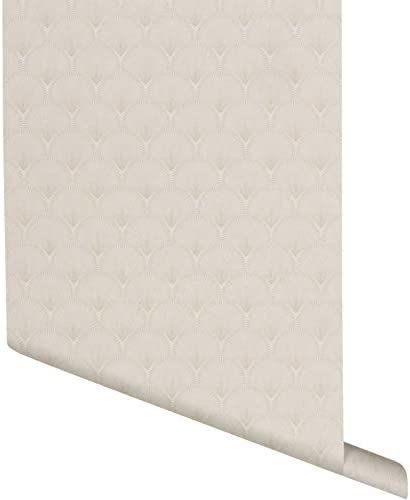 Gatsby Ivory Geometric Wallpaper for Walls - Double Roll - by Romosa Wallcoverings CH7303 | Amazon (US)