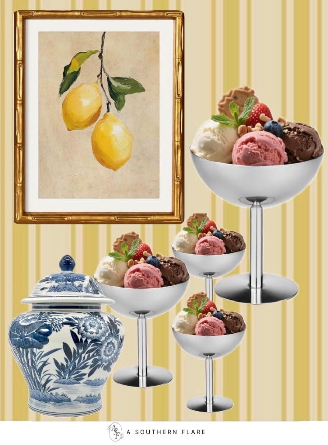 Refreshing and stylish, these ice cream cups are perfect for any summer gathering. Add a touch of elegance to your dessert table. #SummerDesserts #ElegantDining

#LTKHome #LTKMothersDay