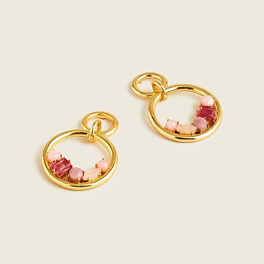 Nested stone drop earrings | J. Crew US