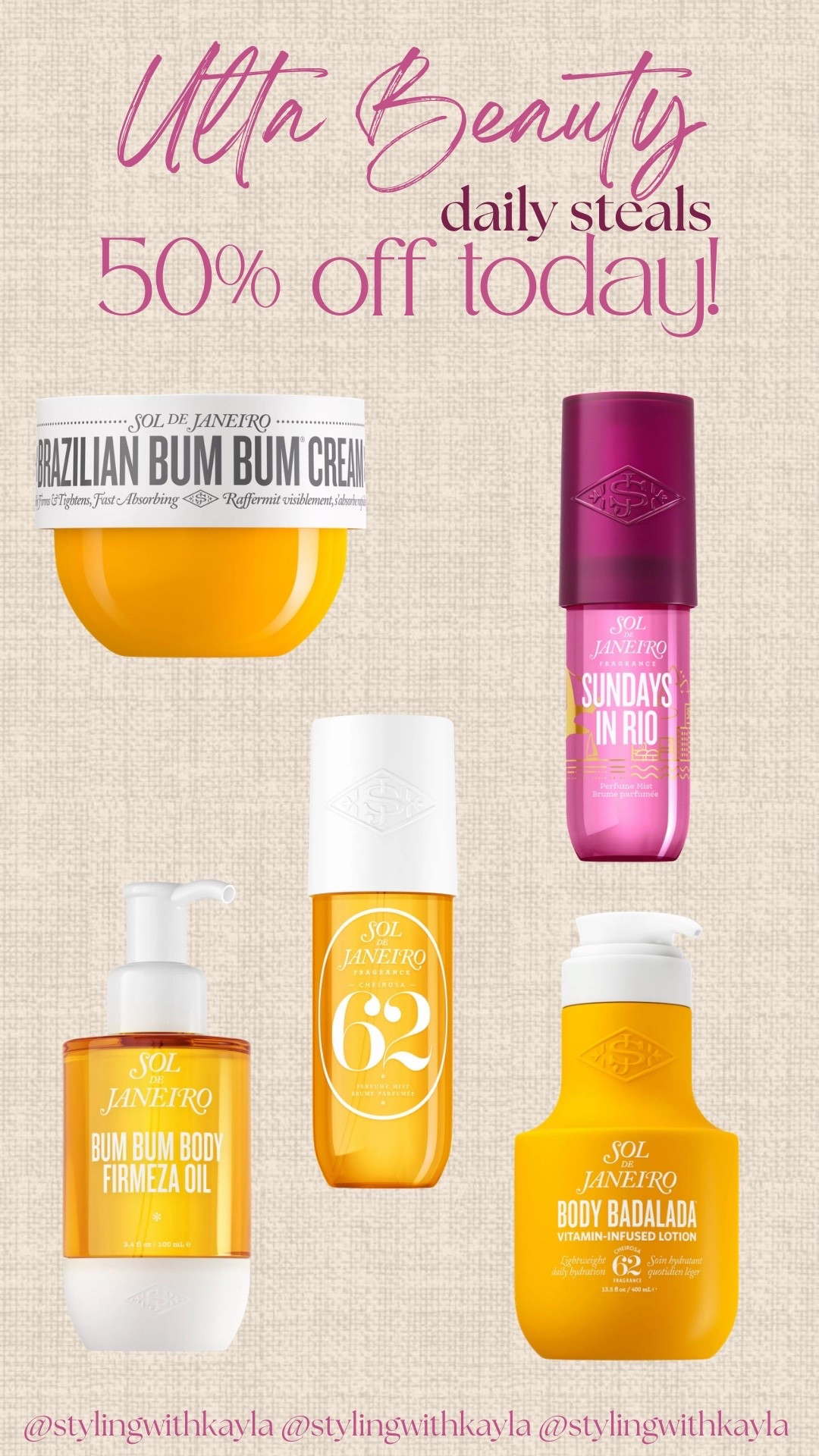 Ulta 21 days of beauty—daily 50% off! Perfect timing with Easter baskets around the corner👏🏻✨ 

#LTKBeauty #LTKSeasonal #LTKSaleAlert