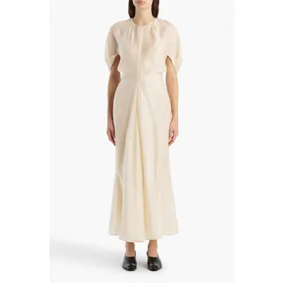 Khaite Ria Dress in Ivory Glow at Nordstrom, Size 6 | Nordstrom