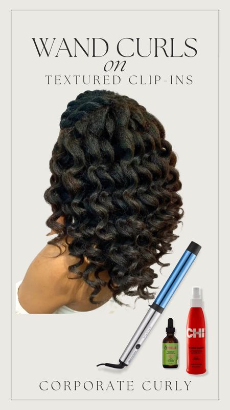 Those and curl barrel was used on textured blown out clip ins. It’s always important to use a heat protectant spray then when done curling, use a light oil to add sheen.

#LTKbeauty #LTKstyletip #LTKunder100
