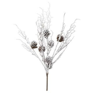 Snowy Pinecone Branch Bush by Ashland® | Michaels Stores