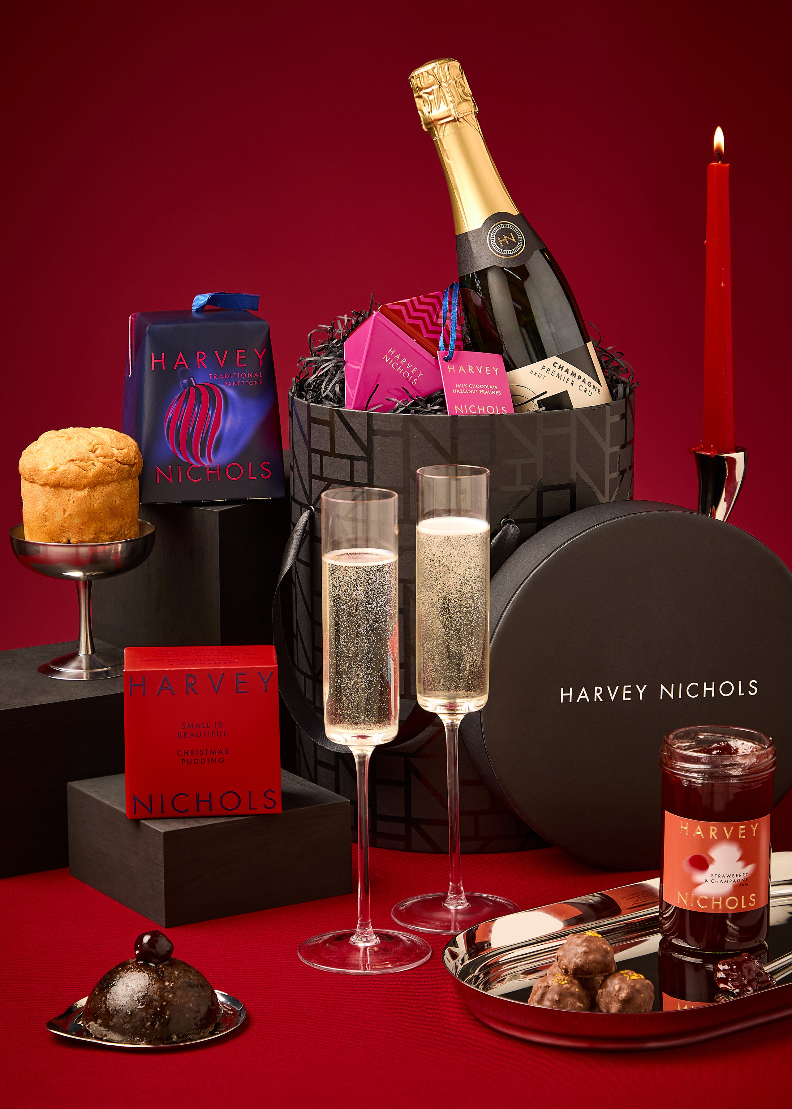 The Sparkling Christmas Treats Hat Box | Harvey Nichols