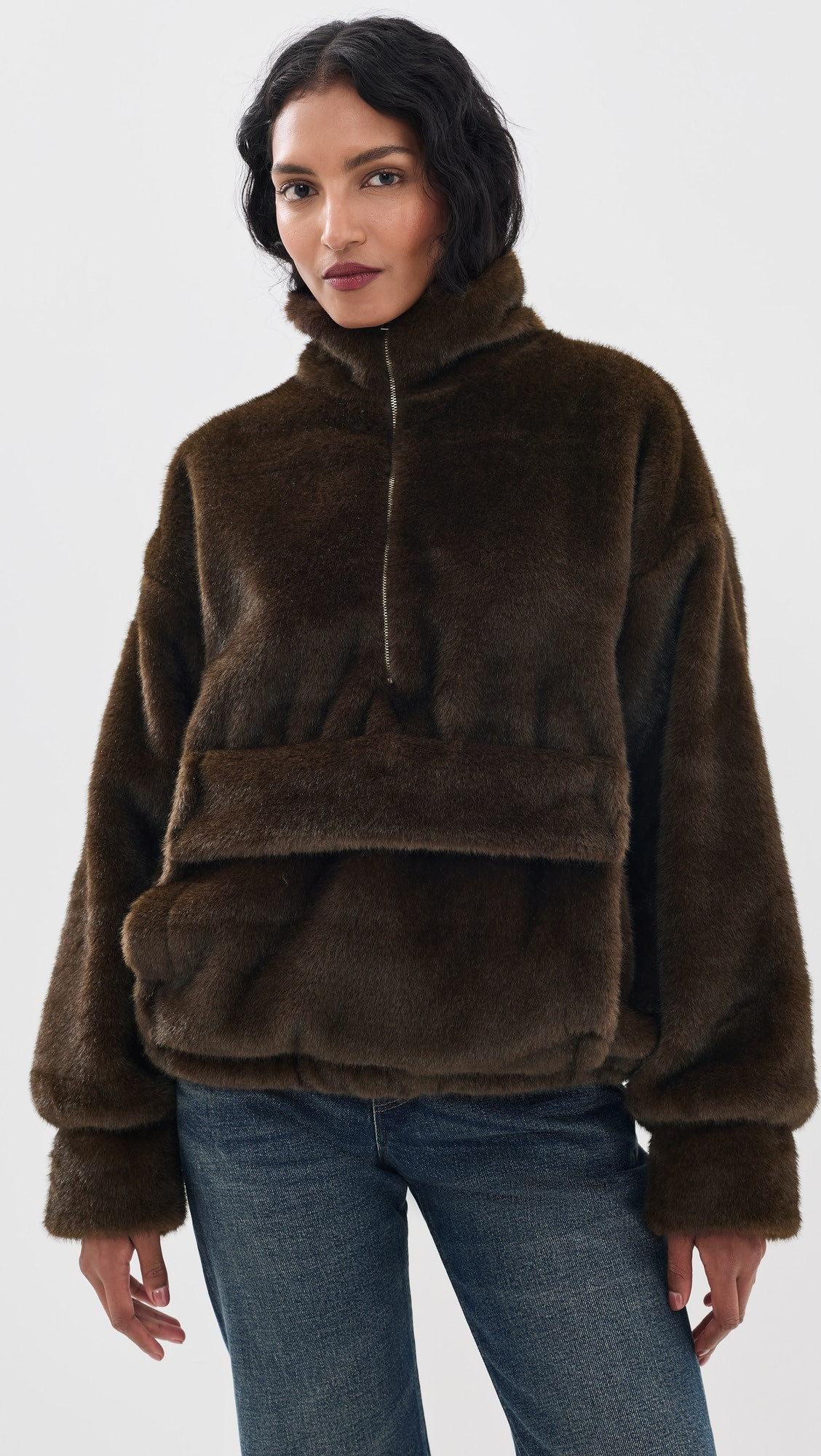 Source Unknown Zvika Faux Fur Anorak | Shopbop | Shopbop